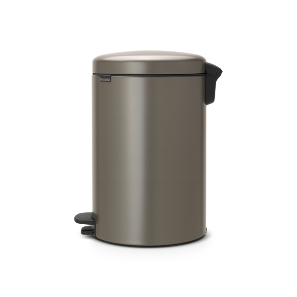 سطل زباله نیو آیکن پدالی 20 لیتر پلاتینیوم برابانتیا - Image 2