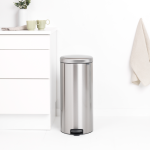 سطل زباله نیو آیکن پدالی 30 لیتر استیل مات برابانتیا - Image 2