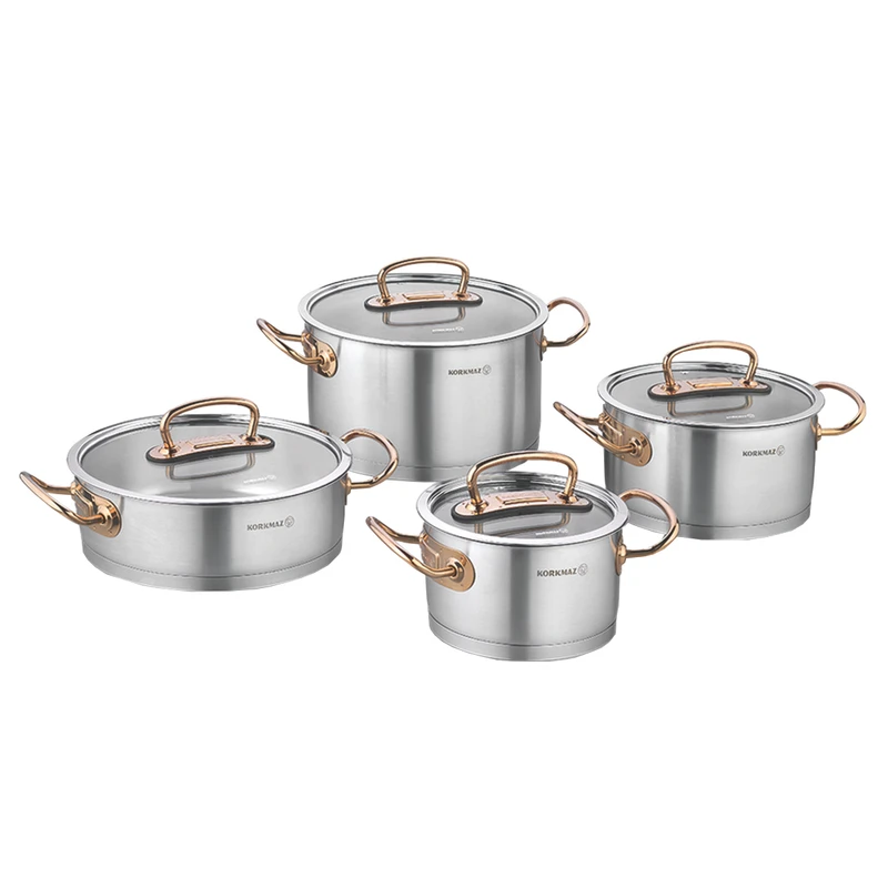 4cdcc0bd97b43984a5127a8f22cb7d89e0850f1b_1594323086.jpg سرویس قابلمه 8 پارچه کرکماز مدل پرولاین - Image 1