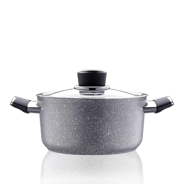 korkmaz palma 18 قابلمه گرانیتی کرکماز مدل پالما A3901 سایز18 - Image 1