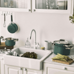 Pure Cookware 3/Set, Ceramic & Stainless Steel, Green