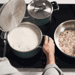 Pure Cookware 3/Set, Ceramic & Stainless Steel, Green