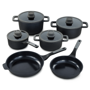 BergHOFF Leo Stone+ 10Pc Nonstick Ceramic Cookware Set