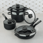 BergHOFF Leo Stone+ 10Pc Nonstick Ceramic Cookware Set