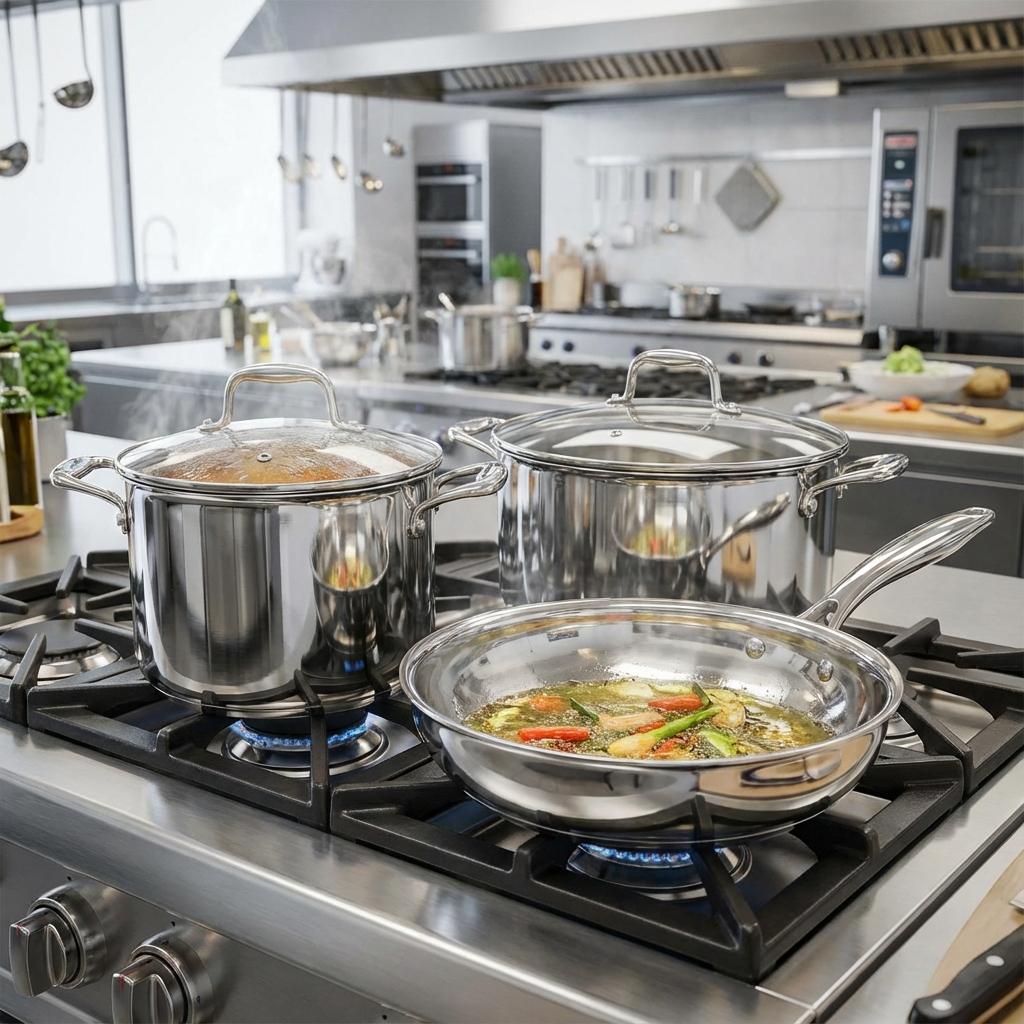 خرید ظروف پخت و پز استیل باکیفیت