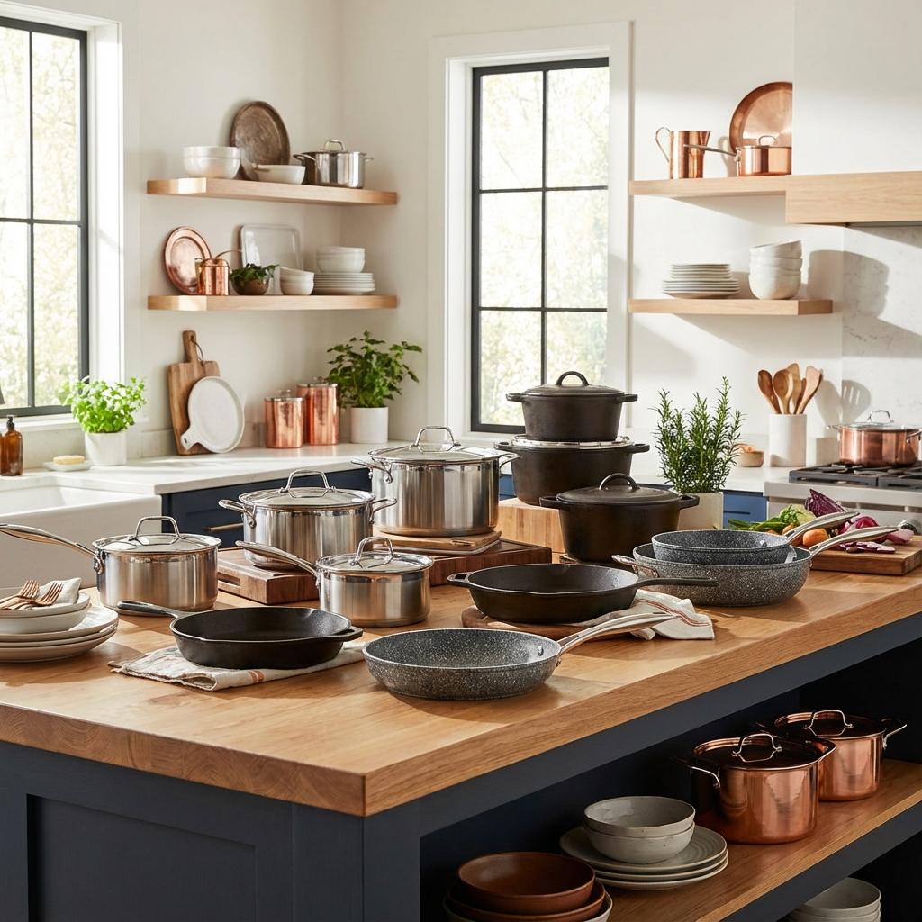 راهنمای جامع خرید انواع ظروف پخت و پز در آشپزخانه مدرن