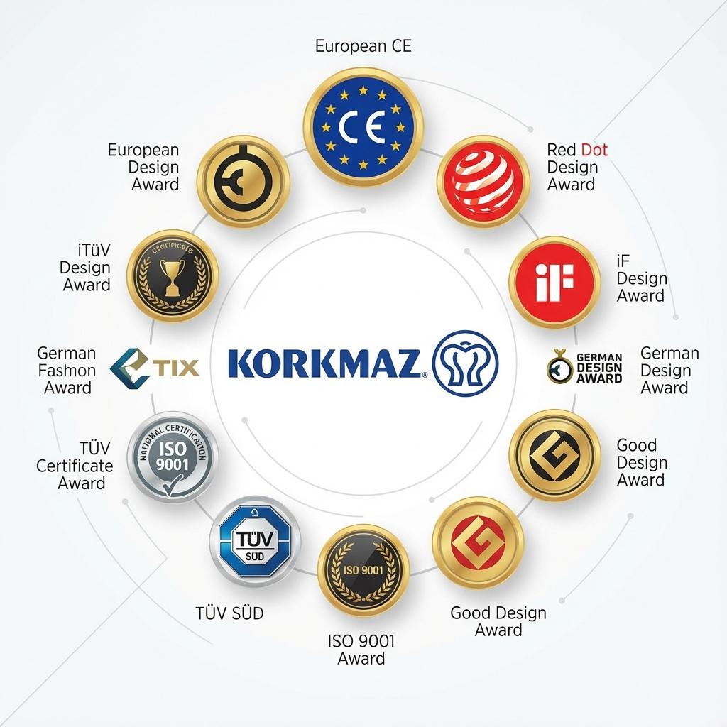 جوایز کسب شده برند کرکماز