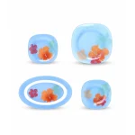 سرویس غذاخوری 19 پارچه آبی لومینارک مدل HIBISCUS BLUE